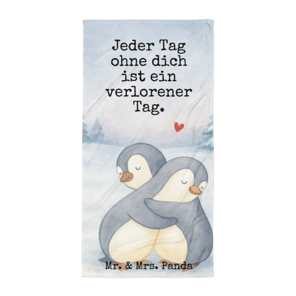 XL Badehandtuch Pinguine Kuscheln Design