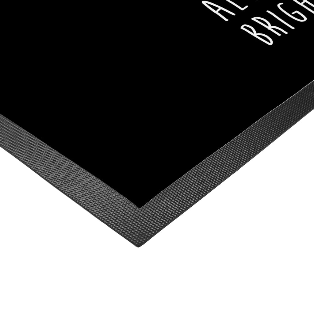 Personalisierte Foto Fußmatte Fuchs Sterne Design Personalisierte Foto Fußmatte, Fuchs, Always Look on the Bright Side of Life, Spruch schön, tröstende Worte, Romantik, Füchse, Spruch positiv