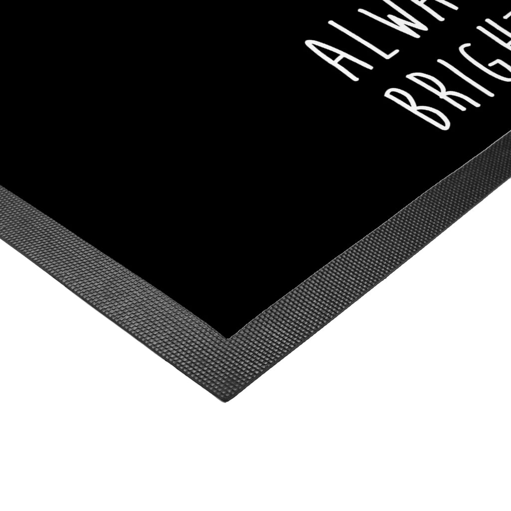 Personalisierte Foto Fußmatte Fuchs Sterne Design Personalisierte Foto Fußmatte, Fuchs, Always Look on the Bright Side of Life, Spruch schön, tröstende Worte, Romantik, Füchse, Spruch positiv