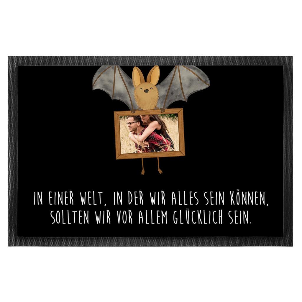 Personalisierte Foto Fußmatte Fledermaus Flügel Design Personalisierte Foto Fußmatte, Tiermotive, Gute Laune, lustige Sprüche, Tiere