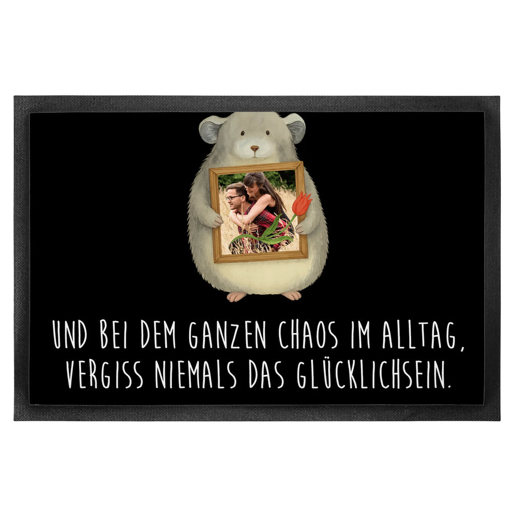 Personalisierte Foto Fußmatte Chinchilla Blume Design Personalisierte Foto Fußmatte, Tiermotive, Gute Laune, lustige Sprüche, Tiere, Depressionen, Liebeskummer, Chaos, Chinchillas, traurig sein, Glücklichsein, Büroalltag, Kummer, Chinchilla, Büro