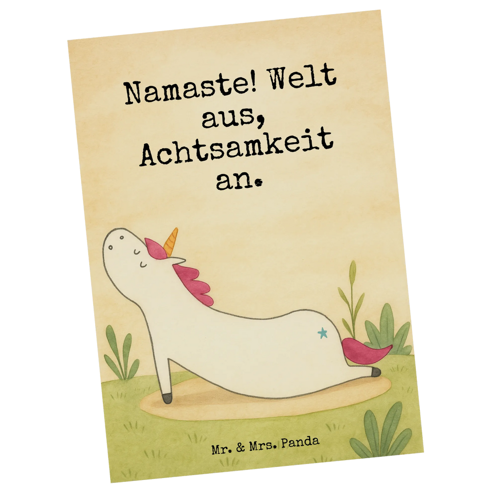 Postcard unicorn yoga Design Einladungskarte, Ansichtskarte, Karte, Einladung, Postkarte, Ansichtskarten, Grußkarte, Geburtstagskarte, Einladungskarten Geburtstag, Einladung Geburtstag, Geschenkkarte, Dankeskarte, Einhorn, Einhörner, Einhorn Deko, Unicorn, Achtsamkeit, witzig, Joga, Namaste, süß, Yoga, Yogamatte, Entspannung, lustig, Sport