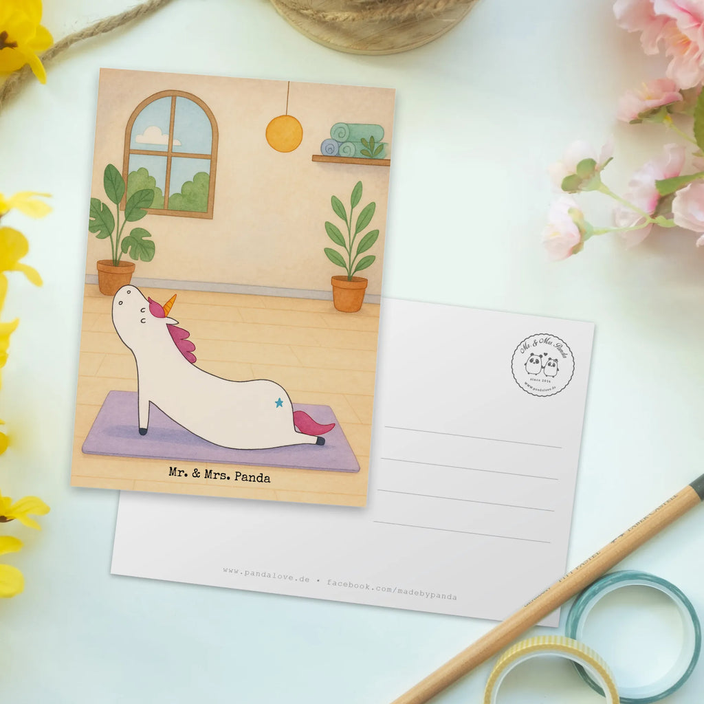 Postcard unicorn yoga Design Einladungskarte, Ansichtskarte, Karte, Einladung, Postkarte, Ansichtskarten, Grußkarte, Geburtstagskarte, Einladungskarten Geburtstag, Einladung Geburtstag, Geschenkkarte, Dankeskarte, Einhorn, Einhörner, Einhorn Deko, Unicorn, Achtsamkeit, witzig, Joga, Namaste, süß, Yoga, Yogamatte, Entspannung, lustig, Sport