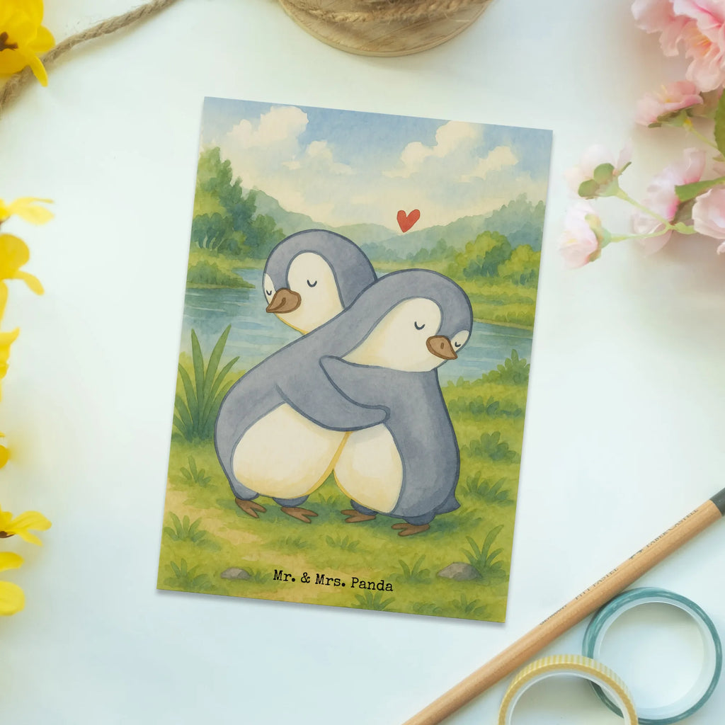 Postkarte Pinguine Kuscheln Design Postkarte, Ansichtskarte, Ansichtskarten, Einladungskarte, Karte, Dankeskarte, Geburtstagskarte, Einladung, Geschenkkarte, Grußkarte, Einladung Geburtstag, Einladungskarten Geburtstag, Liebe, Partner, Freund, Freundin, Ehemann, Ehefrau, Heiraten, Verlobung, Heiratsantrag, Liebesgeschenk, Jahrestag, Hocheitstag, Valentinstag, Geschenk für Freundin, Geschenk für Partner, Mitbringsel, Hochzeitstag, für Männer, Liebesbeweis, Geschenk für Frauen, für Ehemann