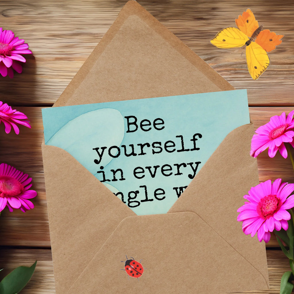 Deluxe Card bee flower Design Karte, Grußkarte, Klappkarte, Einladungskarte, Glückwunschkarte, Hochzeitskarte, Geburtstagskarte, Hochwertige Grußkarte, Hochwertige Klappkarte, Biene, Wespe, Hummel