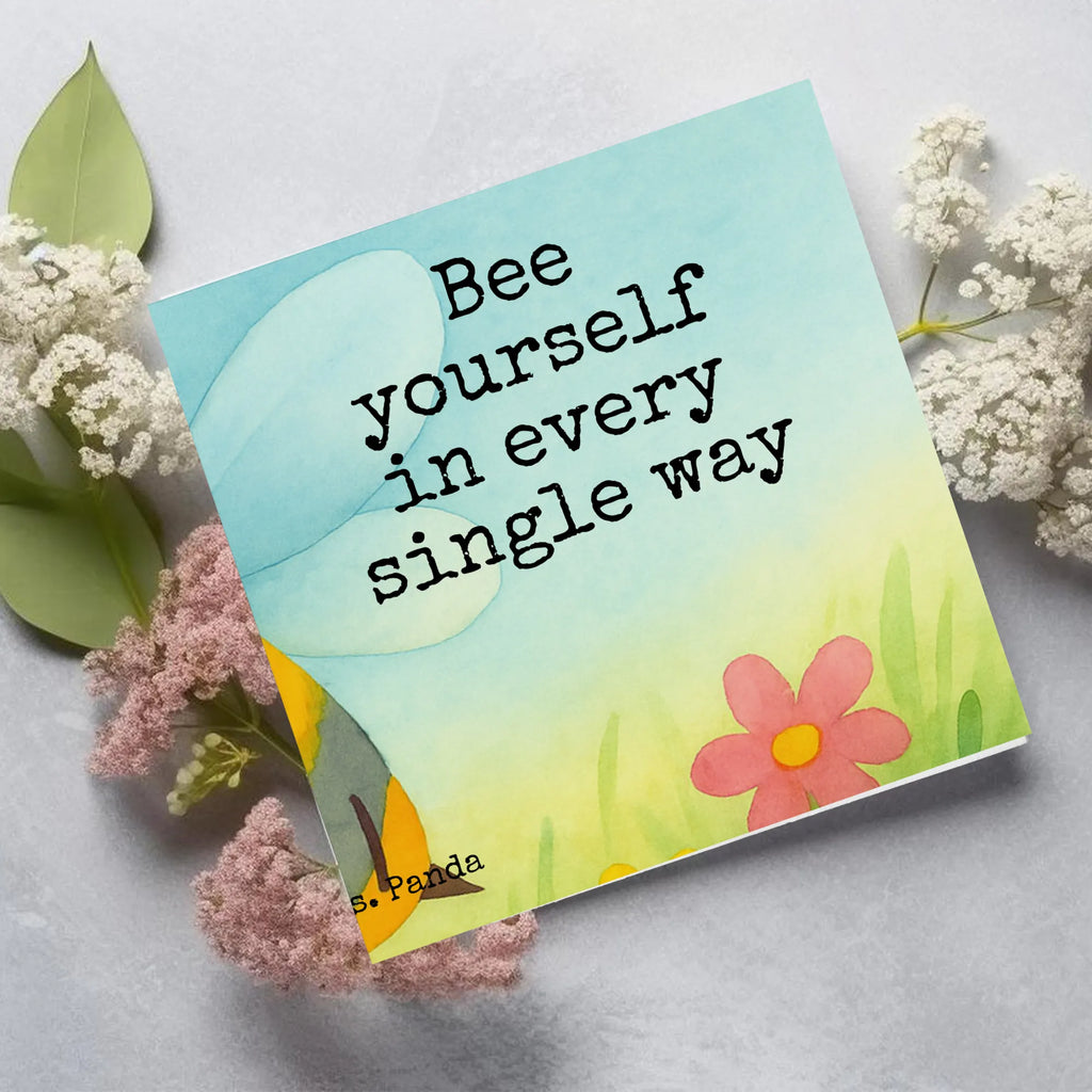 Deluxe Card bee flower Design Karte, Grußkarte, Klappkarte, Einladungskarte, Glückwunschkarte, Hochzeitskarte, Geburtstagskarte, Hochwertige Grußkarte, Hochwertige Klappkarte, Biene, Wespe, Hummel