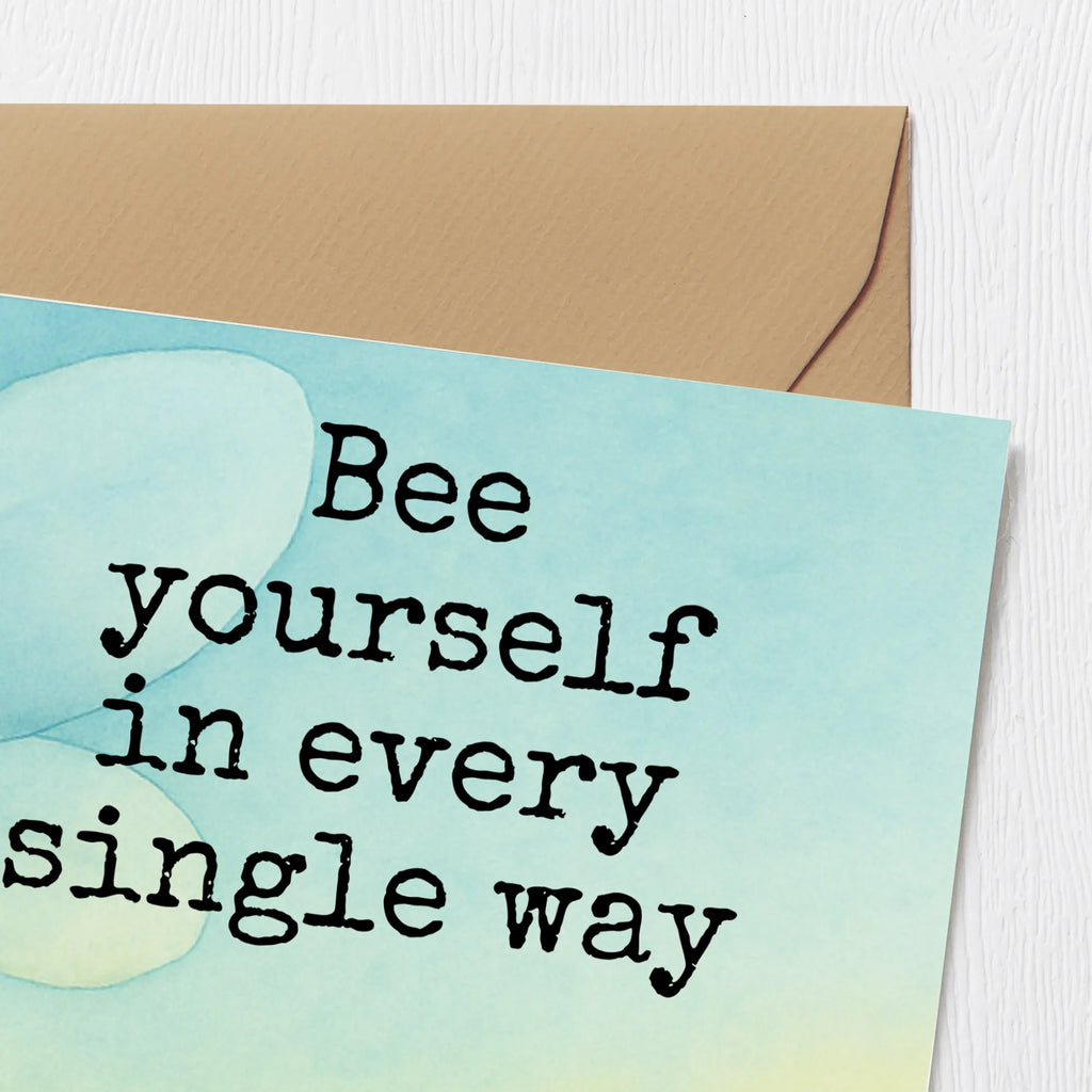 Deluxe Card bee flower Design Karte, Grußkarte, Klappkarte, Einladungskarte, Glückwunschkarte, Hochzeitskarte, Geburtstagskarte, Hochwertige Grußkarte, Hochwertige Klappkarte, Biene, Wespe, Hummel