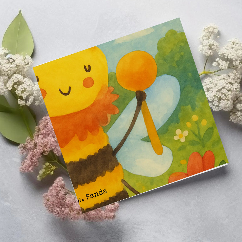 Deluxe Card bee king Design Karte, Grußkarte, Klappkarte, Einladungskarte, Glückwunschkarte, Hochzeitskarte, Geburtstagskarte, Hochwertige Grußkarte, Hochwertige Klappkarte, Biene, Wespe, Hummel