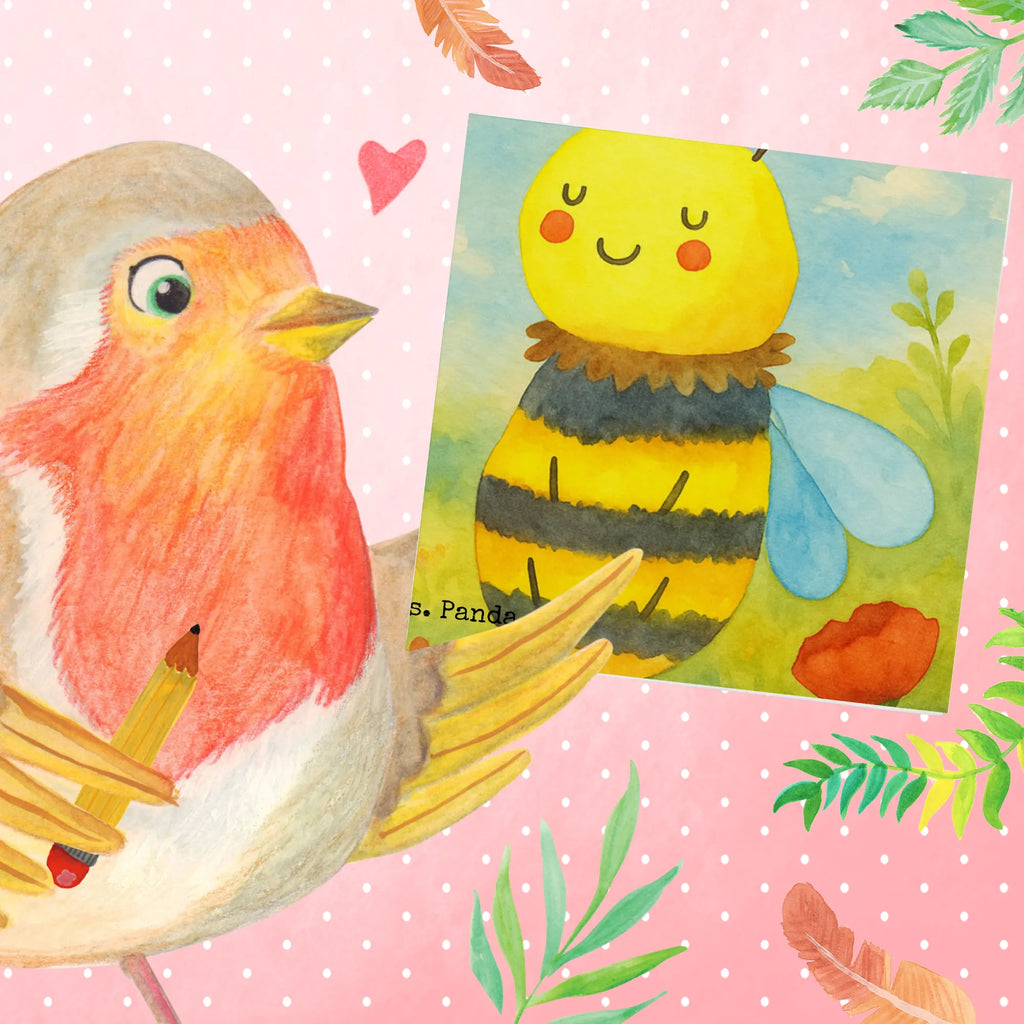 Deluxe Karte Biene Verliebt Design Karte, Grußkarte, Klappkarte, Einladungskarte, Glückwunschkarte, Hochzeitskarte, Geburtstagskarte, Hochwertige Grußkarte, Hochwertige Klappkarte, Biene, Wespe, Hummel