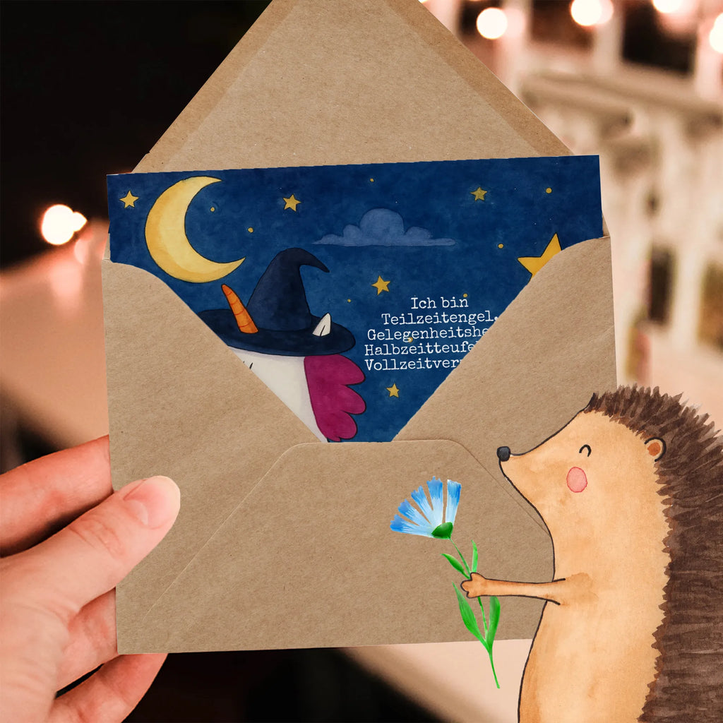 Deluxe Card unicorn Witch Design Karte, Grußkarte, Klappkarte, Einladungskarte, Glückwunschkarte, Hochzeitskarte, Geburtstagskarte, Hochwertige Grußkarte, Hochwertige Klappkarte, Einhorn, Einhörner, Einhorn Deko, Unicorn, Frau, Ehefrau, Hexe, Teufel, Engel, Verrückte, Freundin, Leben, Zicke