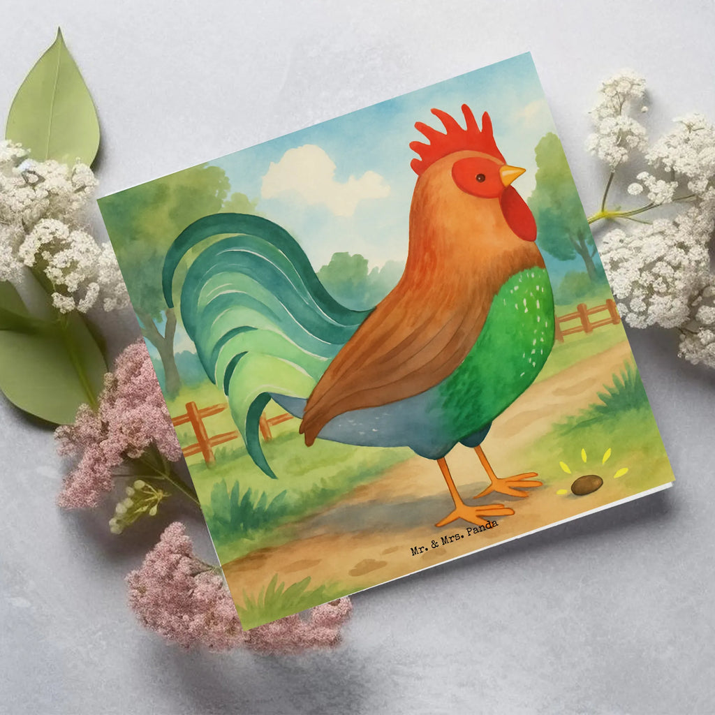 Deluxe Card Faucet grain Design Karte, Grußkarte, Klappkarte, Einladungskarte, Glückwunschkarte, Hochzeitskarte, Geburtstagskarte, Hochwertige Grußkarte, Hochwertige Klappkarte, Bauernhof, Hoftiere, Landwirt, Landwirtin, Hahn, Korn, Henne, Eier, Natur