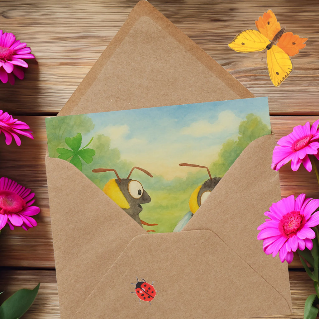 Deluxe Karte Bienen Paar Design Karte, Grußkarte, Klappkarte, Einladungskarte, Glückwunschkarte, Hochzeitskarte, Geburtstagskarte, Hochwertige Grußkarte, Hochwertige Klappkarte, Liebe, Partner, Freund, Freundin, Ehemann, Ehefrau, Heiraten, Verlobung, Heiratsantrag, Liebesgeschenk, Jahrestag, Hocheitstag, Valentinstag, Geschenk für Frauen, Hochzeitstag, Mitbringsel, Geschenk für Freundin, Geschenk für Partner, Liebesbeweis, für Männer, für Ehemann, Schildkröten, verliebte Schildkröten