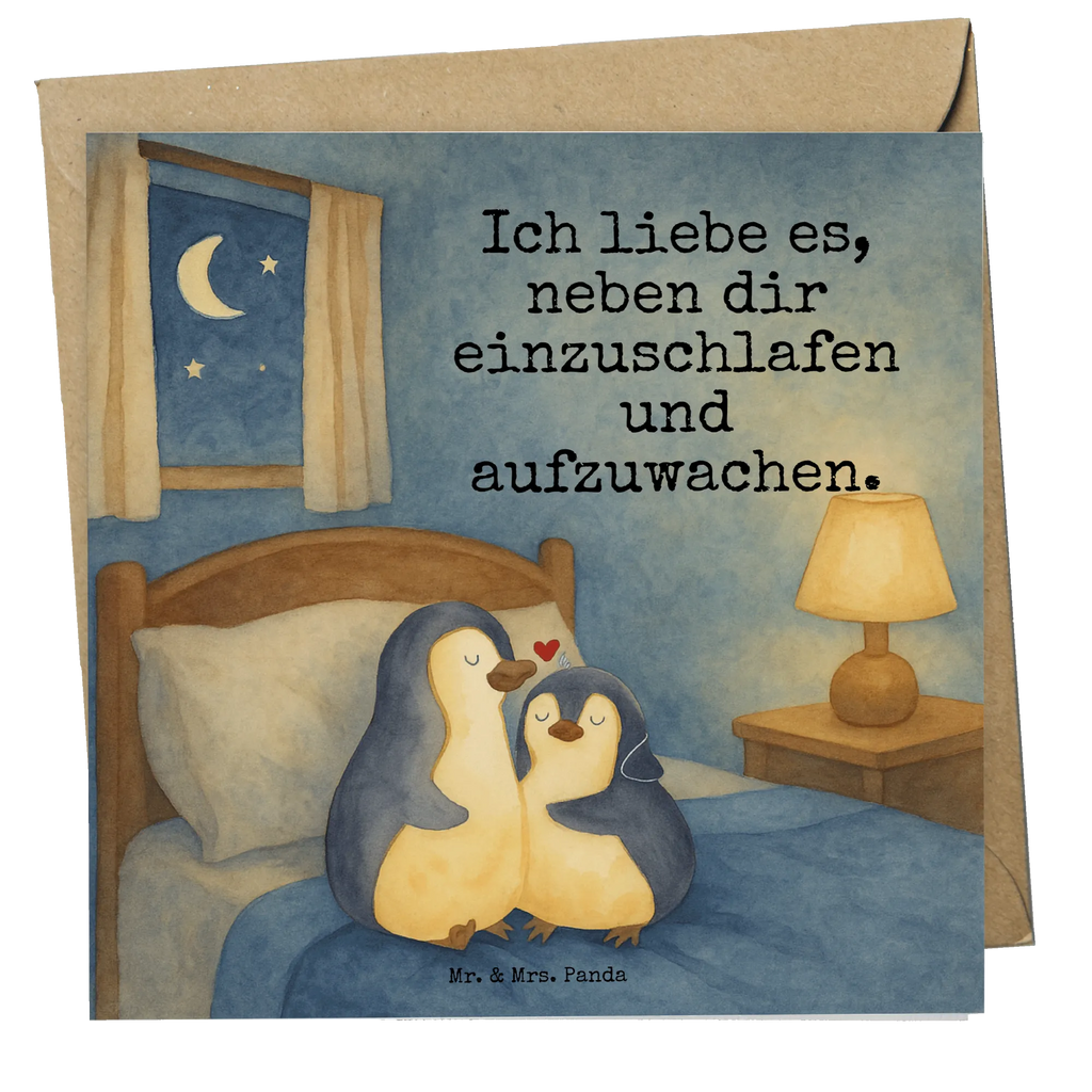 Deluxe Card penguins Fall asleep Design Karte, Grußkarte, Klappkarte, Einladungskarte, Glückwunschkarte, Hochzeitskarte, Geburtstagskarte, Hochwertige Grußkarte, Hochwertige Klappkarte, Liebe, Partner, Freund, Freundin, Ehemann, Ehefrau, Heiraten, Verlobung, Heiratsantrag, Liebesgeschenk, Jahrestag, Hocheitstag, Valentinstag, Geschenk für Frauen, Hochzeitstag, Mitbringsel, Geschenk für Freundin, Geschenk für Partner, Liebesbeweis, für Männer, für Ehemann