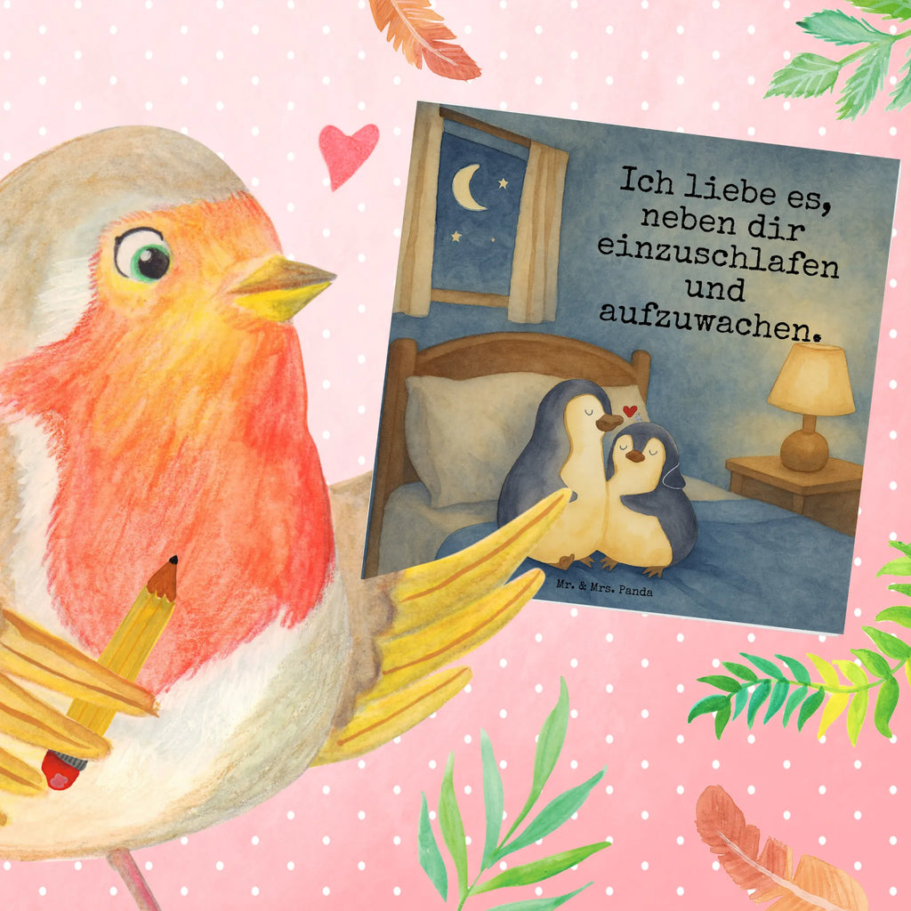 Deluxe Card penguins Fall asleep Design Karte, Grußkarte, Klappkarte, Einladungskarte, Glückwunschkarte, Hochzeitskarte, Geburtstagskarte, Hochwertige Grußkarte, Hochwertige Klappkarte, Liebe, Partner, Freund, Freundin, Ehemann, Ehefrau, Heiraten, Verlobung, Heiratsantrag, Liebesgeschenk, Jahrestag, Hocheitstag, Valentinstag, Geschenk für Frauen, Hochzeitstag, Mitbringsel, Geschenk für Freundin, Geschenk für Partner, Liebesbeweis, für Männer, für Ehemann