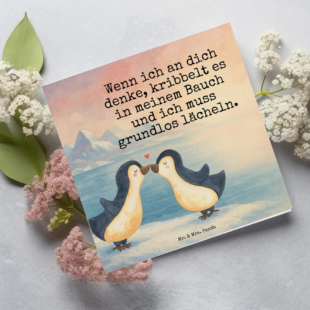 Deluxe Karte Pinguine Kuss Design Karte, Grußkarte, Klappkarte, Einladungskarte, Glückwunschkarte, Hochzeitskarte, Geburtstagskarte, Hochwertige Grußkarte, Hochwertige Klappkarte, Liebe, Partner, Freund, Freundin, Ehemann, Ehefrau, Heiraten, Verlobung, Heiratsantrag, Liebesgeschenk, Jahrestag, Hocheitstag, Valentinstag, Geschenk für Frauen, Hochzeitstag, Mitbringsel, Geschenk für Freundin, Geschenk für Partner, Liebesbeweis, für Männer, für Ehemann