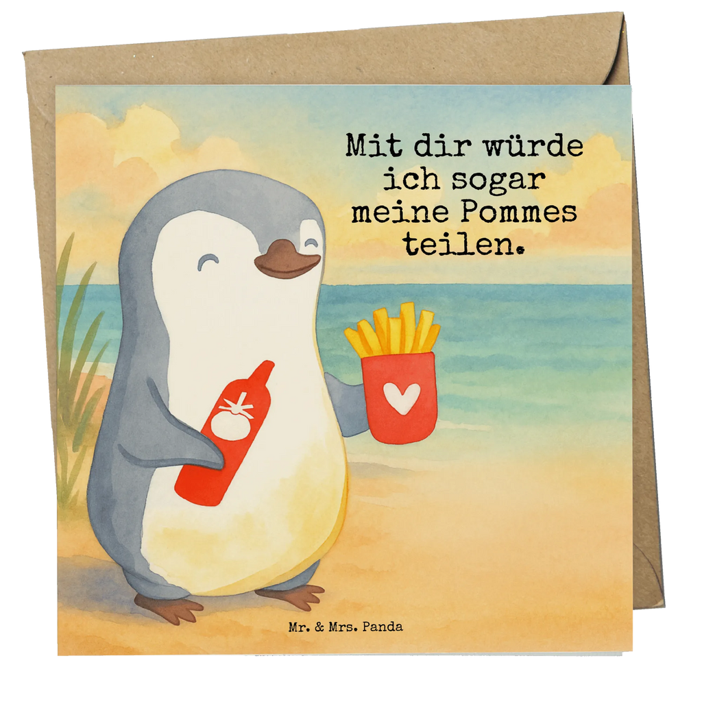 Deluxe Card penguin French fries Design Karte, Grußkarte, Klappkarte, Einladungskarte, Glückwunschkarte, Hochzeitskarte, Geburtstagskarte, Hochwertige Grußkarte, Hochwertige Klappkarte, Liebe, Partner, Freund, Freundin, Ehemann, Ehefrau, Heiraten, Verlobung, Heiratsantrag, Liebesgeschenk, Jahrestag, Hocheitstag, Valentinstag, Geschenk für Frauen, Hochzeitstag, Mitbringsel, Geschenk für Freundin, Geschenk für Partner, Liebesbeweis, für Männer, für Ehemann