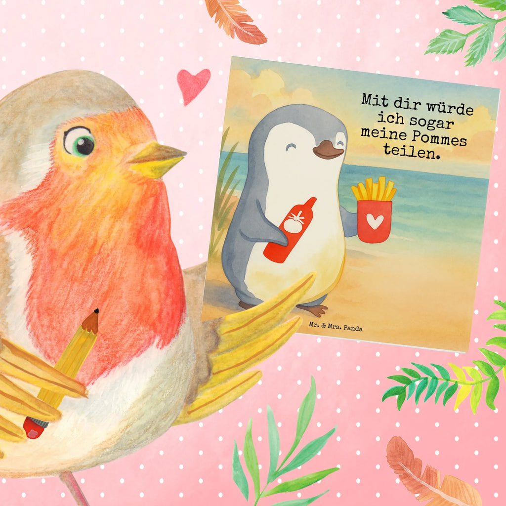 Deluxe Card penguin French fries Design Karte, Grußkarte, Klappkarte, Einladungskarte, Glückwunschkarte, Hochzeitskarte, Geburtstagskarte, Hochwertige Grußkarte, Hochwertige Klappkarte, Liebe, Partner, Freund, Freundin, Ehemann, Ehefrau, Heiraten, Verlobung, Heiratsantrag, Liebesgeschenk, Jahrestag, Hocheitstag, Valentinstag, Geschenk für Frauen, Hochzeitstag, Mitbringsel, Geschenk für Freundin, Geschenk für Partner, Liebesbeweis, für Männer, für Ehemann