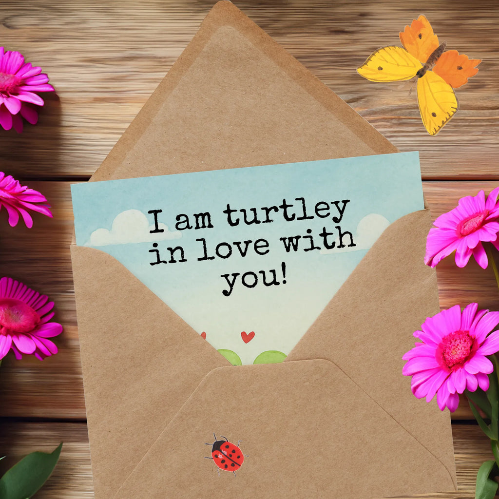 Deluxe Karte Schildkröten Paar Design Karte, Grußkarte, Klappkarte, Einladungskarte, Glückwunschkarte, Hochzeitskarte, Geburtstagskarte, Hochwertige Grußkarte, Hochwertige Klappkarte, Liebe, Partner, Freund, Freundin, Ehemann, Ehefrau, Heiraten, Verlobung, Heiratsantrag, Liebesgeschenk, Jahrestag, Hocheitstag, Valentinstag, Geschenk für Frauen, Hochzeitstag, Mitbringsel, Geschenk für Freundin, Geschenk für Partner, Liebesbeweis, für Männer, für Ehemann