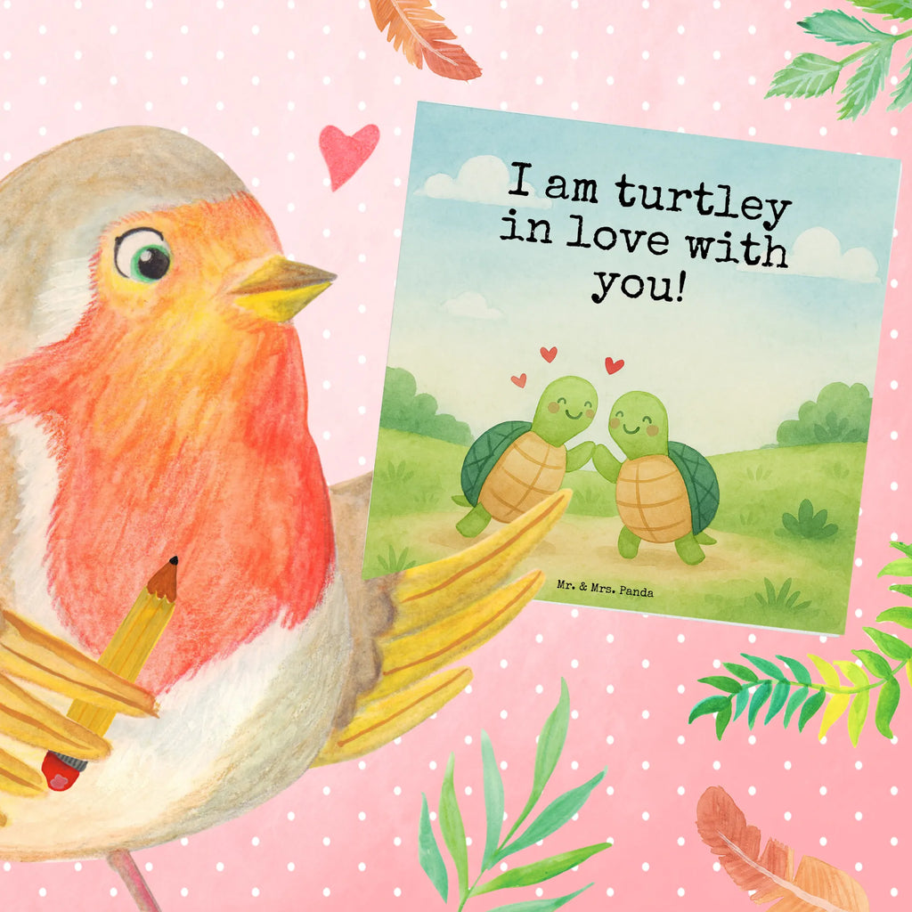 Deluxe Karte Schildkröten Paar Design Karte, Grußkarte, Klappkarte, Einladungskarte, Glückwunschkarte, Hochzeitskarte, Geburtstagskarte, Hochwertige Grußkarte, Hochwertige Klappkarte, Liebe, Partner, Freund, Freundin, Ehemann, Ehefrau, Heiraten, Verlobung, Heiratsantrag, Liebesgeschenk, Jahrestag, Hocheitstag, Valentinstag, Geschenk für Frauen, Hochzeitstag, Mitbringsel, Geschenk für Freundin, Geschenk für Partner, Liebesbeweis, für Männer, für Ehemann
