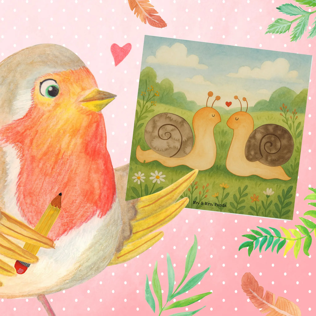 Deluxe Karte Schnecken Liebe Design Karte, Grußkarte, Klappkarte, Einladungskarte, Glückwunschkarte, Hochzeitskarte, Geburtstagskarte, Hochwertige Grußkarte, Hochwertige Klappkarte, Liebe, Partner, Freund, Freundin, Ehemann, Ehefrau, Heiraten, Verlobung, Heiratsantrag, Liebesgeschenk, Jahrestag, Hocheitstag