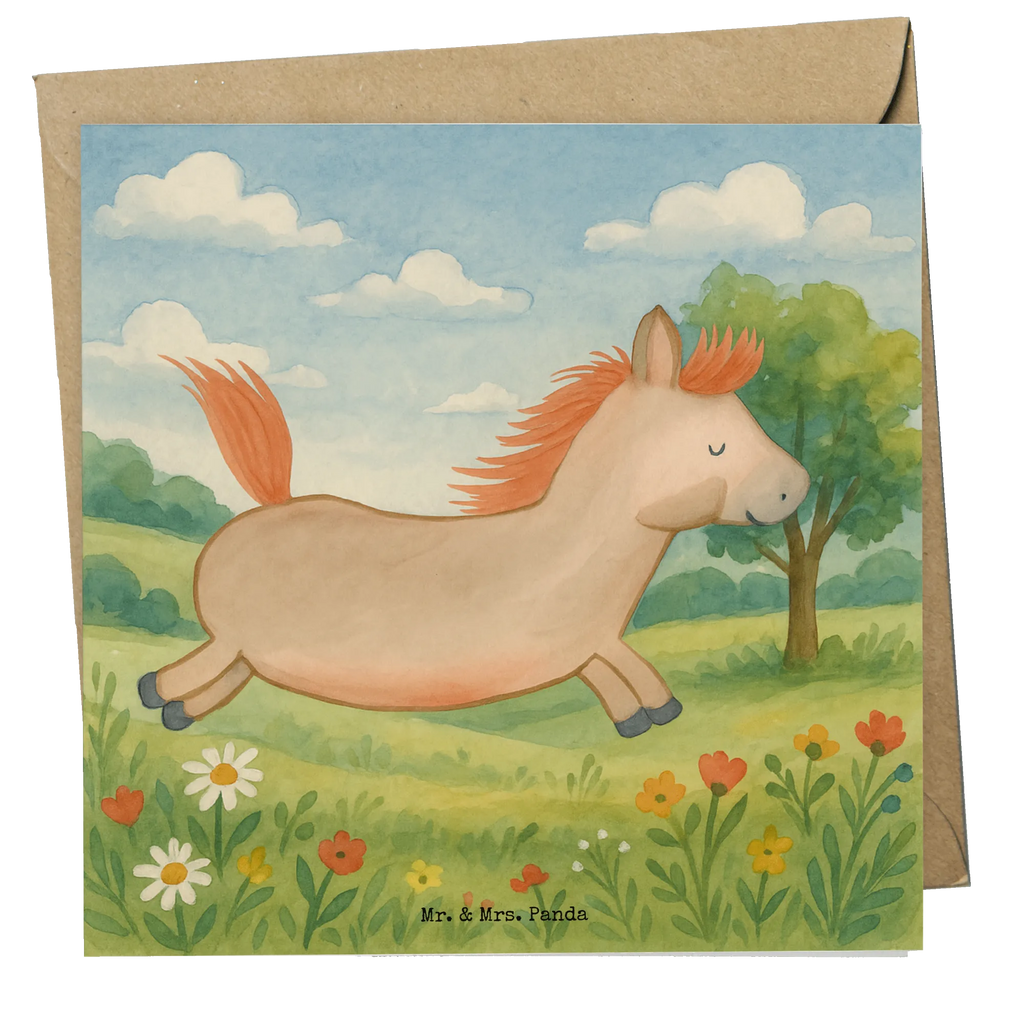 Deluxe Karte Pferd Springen Design Karte, Grußkarte, Klappkarte, Einladungskarte, Glückwunschkarte, Hochzeitskarte, Geburtstagskarte, Hochwertige Grußkarte, Hochwertige Klappkarte, Bauernhof, Hoftiere, Landwirt, Landwirtin, Pferd, Pony, Pferde, Stall, Pferdestall, ausreiten, reiten, Pferdebesitzer