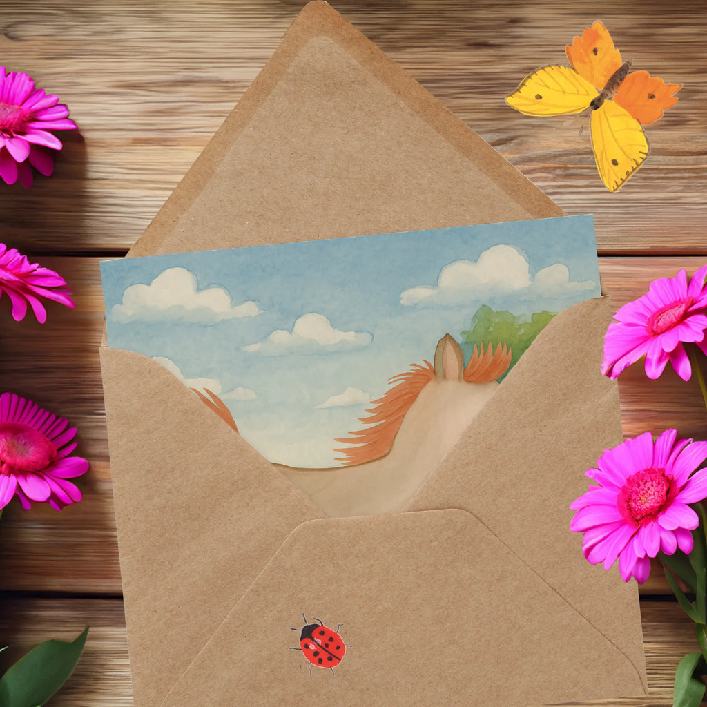 Deluxe Karte Pferd Springen Design Karte, Grußkarte, Klappkarte, Einladungskarte, Glückwunschkarte, Hochzeitskarte, Geburtstagskarte, Hochwertige Grußkarte, Hochwertige Klappkarte, Bauernhof, Hoftiere, Landwirt, Landwirtin, Pferd, Pony, Pferde, Stall, Pferdestall, ausreiten, reiten, Pferdebesitzer