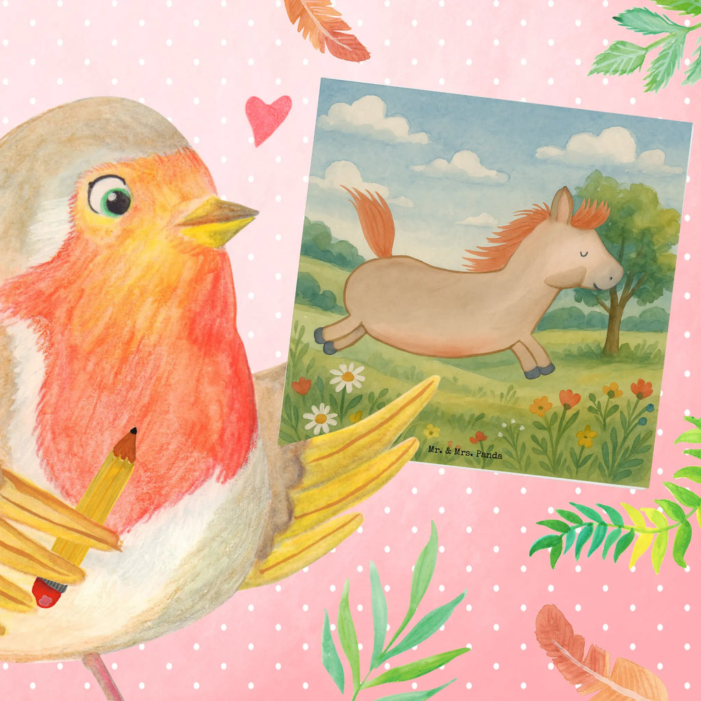 Deluxe Karte Pferd Springen Design Karte, Grußkarte, Klappkarte, Einladungskarte, Glückwunschkarte, Hochzeitskarte, Geburtstagskarte, Hochwertige Grußkarte, Hochwertige Klappkarte, Bauernhof, Hoftiere, Landwirt, Landwirtin, Pferd, Pony, Pferde, Stall, Pferdestall, ausreiten, reiten, Pferdebesitzer