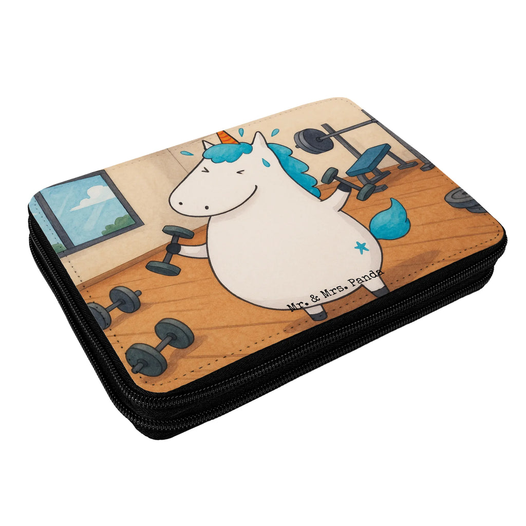 Leather folder unicorn fitness Design Federmappe, Stiftetasche, Stifte Etui, Schule, Einschulung, Geschenk, Kind, Schüler, Schülerin, Stifterolle, Federmäppchen, Motiv, Grundschule, Federmäppchen bedruckt, Büro Stifte Etui, Bestückte Federmappe, Kinder Federmappe, Federmappe Einschulung, Einhorn, Einhörner, Einhorn Deko, Unicorn, Gym, Fitness, Fitnessstudio, Diät, Abnehmen, Sport, Pumpen, Geräte, Sixpack