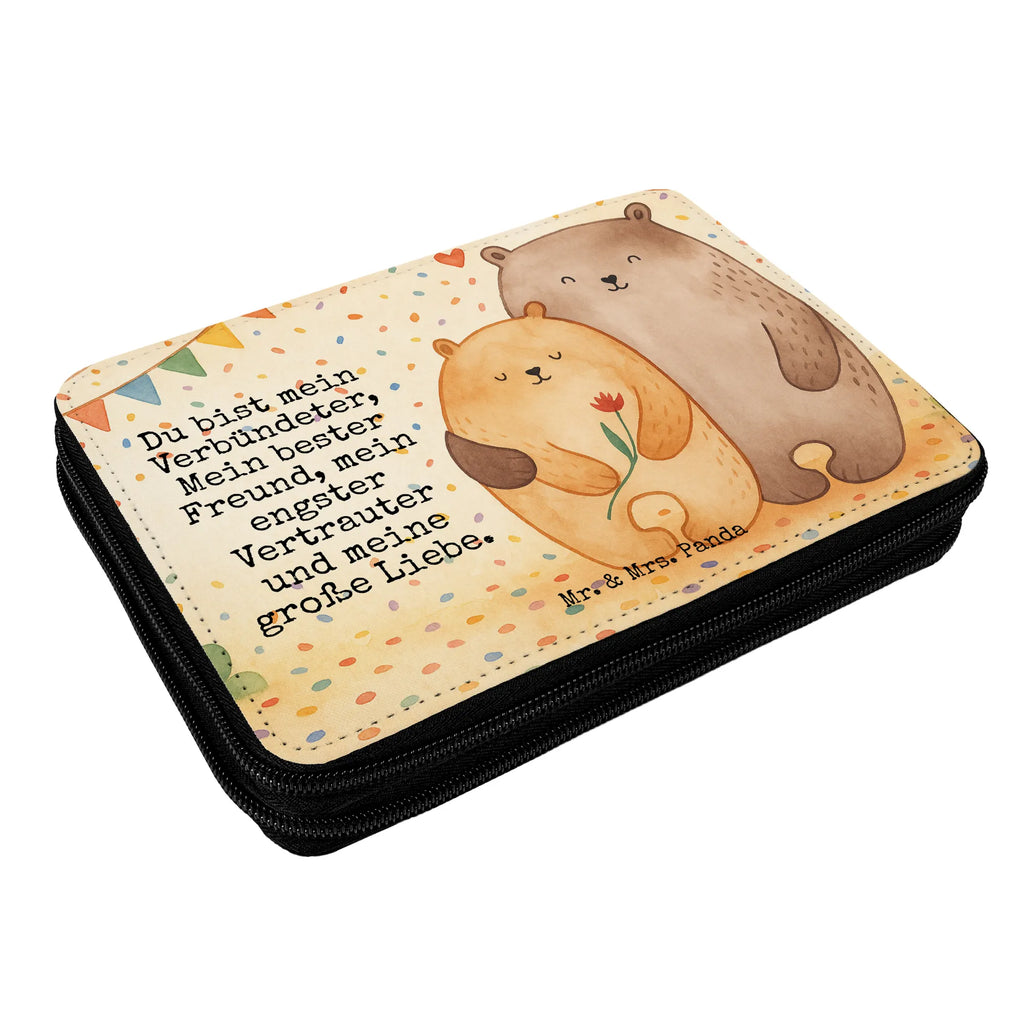 Leather folder Bears in love Design Stifterolle, Einschulung, Kinder Federmappe, Schüler, Kind, Schule, Schülerin, Federmappe, Federmäppchen, Motiv, Grundschule, Bestückte Federmappe, Stiftetasche, Stifte Etui, Federmäppchen bedruckt, Geschenk, Büro Stifte Etui, Federmappe Einschulung, Liebe, Partner, Freund, Freundin, Ehemann, Ehefrau, Heiraten, Verlobung, Heiratsantrag, Liebesgeschenk, Jahrestag, Hocheitstag, Bärchen, Geschenk Freund, Geschenk Freundin, Verheiratet, Liebesbeweis, Verliebt, Hochzeitstag, Bären, Verlobt, Geschenk Hochzeit, Bär