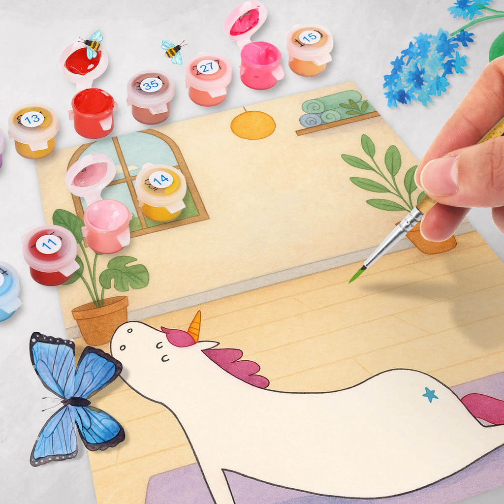 Malowanie według numerów jednorożec joga Design Bastelidee, Malen nach Zahlen, Malen, Künstler, DIY, Kunstwerk, Baseln, Ausmalbild, Kreativität, Einhorn, Einhörner, Einhorn Deko, Unicorn, Achtsamkeit, Namaste, witzig, Joga, Yogamatte, Entspannung, süß, Sport, lustig, Yoga