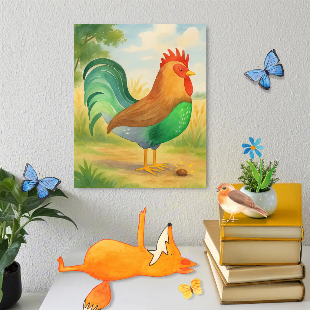 Malowanie według numerów kogut ziarno Design Bastelidee, Kreativität, Ausmalbild, Kunstwerk, DIY, Baseln, Malen, Malen nach Zahlen, Künstler, Bauernhof, Hoftiere, Landwirt, Landwirtin, Henne, Eier, Natur, Hahn, Korn