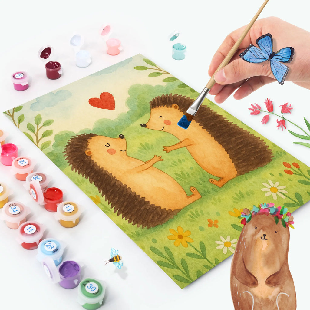Paint by Numbers Hedgehogs in love Design Künstler, Ausmalbild, Kunstwerk, Bastelidee, Kreativität, Baseln, Malen nach Zahlen, Malen, DIY, Liebe, Partner, Freund, Freundin, Ehemann, Ehefrau, Heiraten, Verlobung, Heiratsantrag, Liebesgeschenk, Jahrestag, Hocheitstag, Liebesbeweis, Verheiratet, Hochzeitstag, Verlobt, Igel, Hochzeit, Verliebt, Geschenk