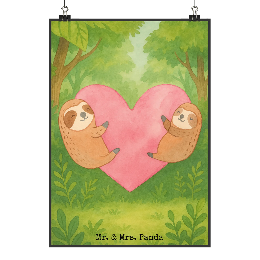 Poster sloths Heart Design Poster, Wandposter, Bild, Wanddeko, Küchenposter, Kinderposter, Wanddeko Bild, Raumdekoration, Wanddekoration, Handgemaltes Poster, Mr. & Mrs. Panda Poster, Designposter, Kunstdruck, Posterdruck, Liebe, Partner, Freund, Freundin, Ehemann, Ehefrau, Heiraten, Verlobung, Heiratsantrag, Liebesgeschenk, Jahrestag, Hocheitstag, Valentinstag, Geschenk für Frauen, Hochzeitstag, Mitbringsel, Geschenk für Freundin, Geschenk für Partner, Liebesbeweis, für Männer, für Ehemann