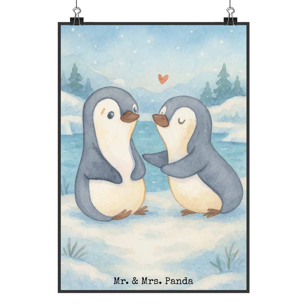 Poster Pinguine trösten Design Designposter, Mr. & Mrs. Panda Poster, Wanddeko Bild, Kinderposter, Wanddeko, Küchenposter, Raumdekoration, Handgemaltes Poster, Posterdruck, Wandposter, Bild, Kunstdruck, Wanddekoration, Poster, Liebe, Partner, Freund, Freundin, Ehemann, Ehefrau, Heiraten, Verlobung, Heiratsantrag, Liebesgeschenk, Jahrestag, Hocheitstag, Liebesbeweis, Hochzeitstag, Mitbringsel, Geschenk für Partner, für Ehemann, Geschenk für Frauen, für Männer, Geschenk für Freundin, Valentinstag