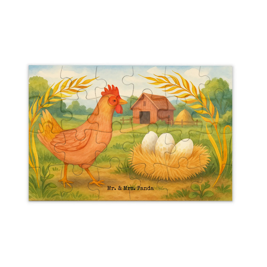 Puzzle kurczak Dumny Design Puzzle, Bauernhof, Hoftiere, Landwirt, Landwirtin, Schwangerschaft, Eier, Henne, Hof, Magie, Motivation, Hahn, Landleben, Geburt, Hühner, Spruch