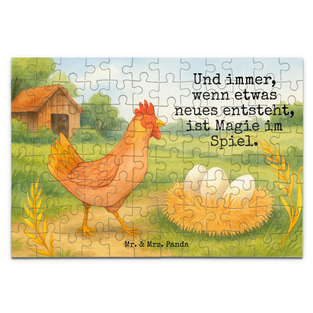 Puzzle kurczak Dumny Design Puzzle, Bauernhof, Hoftiere, Landwirt, Landwirtin, Schwangerschaft, Eier, Henne, Hof, Magie, Motivation, Hahn, Landleben, Geburt, Hühner, Spruch