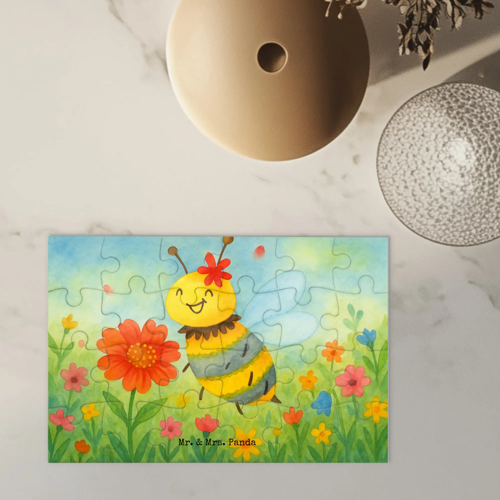 Puzzle Biene Blume Design Puzzle, Biene, Wespe, Hummel