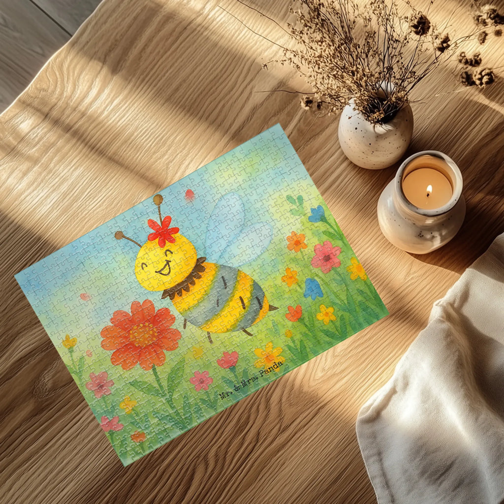 Puzzle Biene Blume Design Puzzle, Biene, Wespe, Hummel