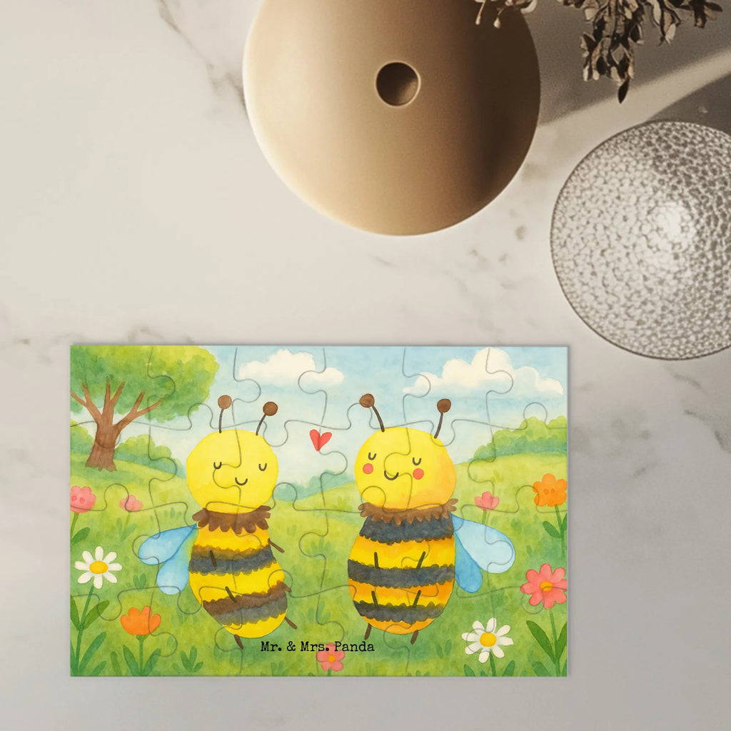 Puzzle Biene Verliebt Design Puzzle, Biene, Wespe, Hummel