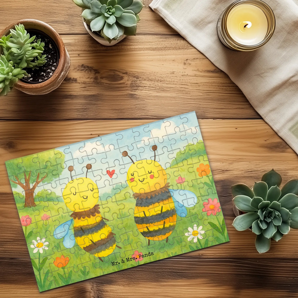Puzzle Biene Verliebt Design Puzzle, Biene, Wespe, Hummel