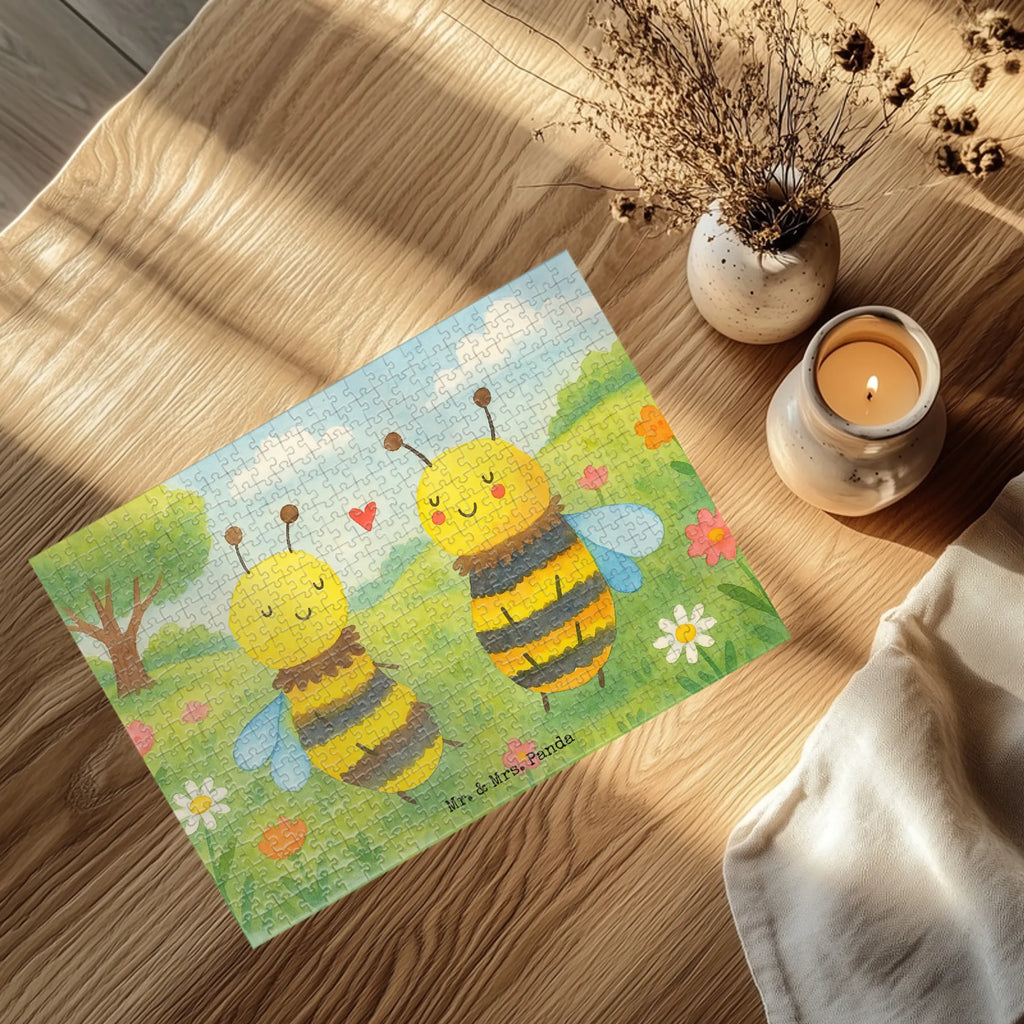 Puzzle Biene Verliebt Design Puzzle, Biene, Wespe, Hummel
