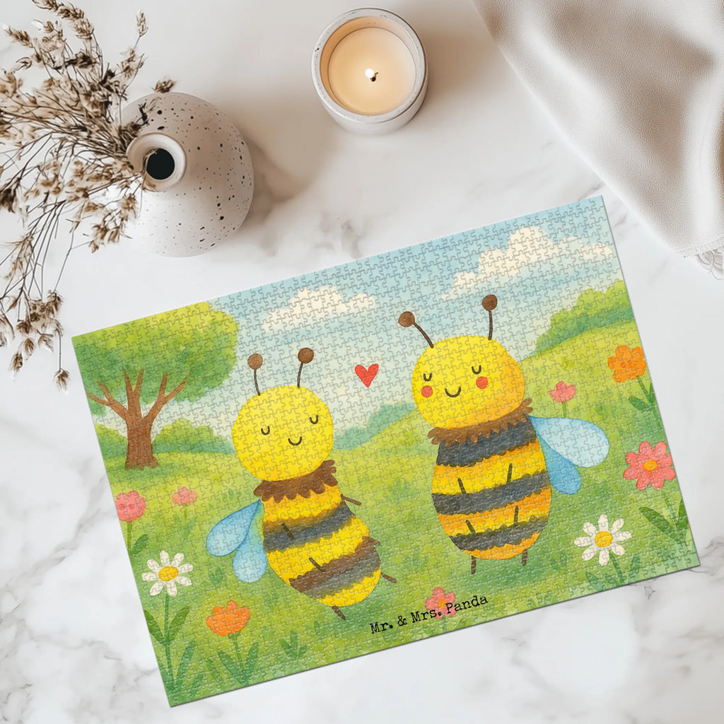 Puzzle Biene Verliebt Design Puzzle, Biene, Wespe, Hummel