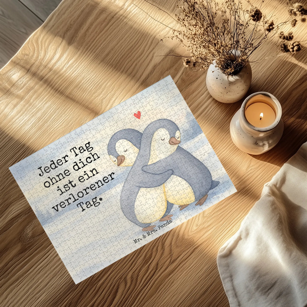 Puzzle Pingwiny Przytulanie Design Puzzle, Liebe, Partner, Freund, Freundin, Ehemann, Ehefrau, Heiraten, Verlobung, Heiratsantrag, Liebesgeschenk, Jahrestag, Hocheitstag, Valentinstag, Geschenk für Frauen, Hochzeitstag, Mitbringsel, Geschenk für Freundin, Geschenk für Partner, Liebesbeweis, für Männer, für Ehemann