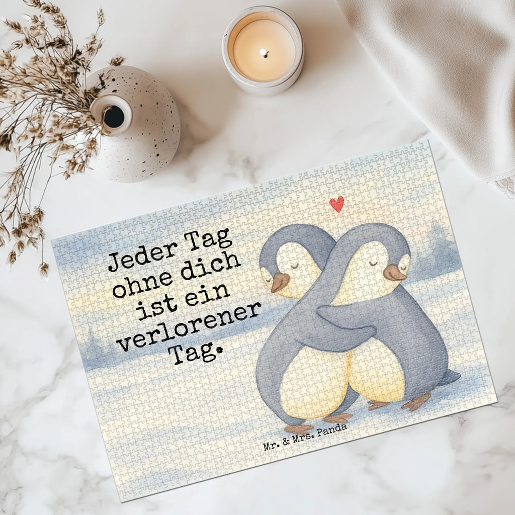 Puzzle Pingwiny Przytulanie Design Puzzle, Liebe, Partner, Freund, Freundin, Ehemann, Ehefrau, Heiraten, Verlobung, Heiratsantrag, Liebesgeschenk, Jahrestag, Hocheitstag, Valentinstag, Geschenk für Frauen, Hochzeitstag, Mitbringsel, Geschenk für Freundin, Geschenk für Partner, Liebesbeweis, für Männer, für Ehemann