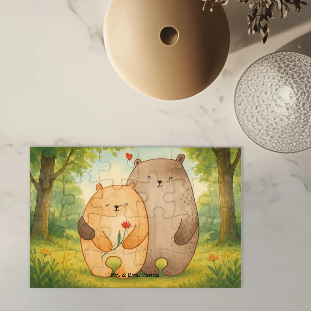 Puzzle Miłość niedźwiedzi Design Puzzle, Liebe, Partner, Freund, Freundin, Ehemann, Ehefrau, Heiraten, Verlobung, Heiratsantrag, Liebesgeschenk, Jahrestag, Hocheitstag, Verlobt, Hochzeitstag, Liebesbeweis, Geschenk Freundin, Geschenk Hochzeit, Geschenk Freund, Bär, Bären, Bärchen, Verliebt, Verheiratet