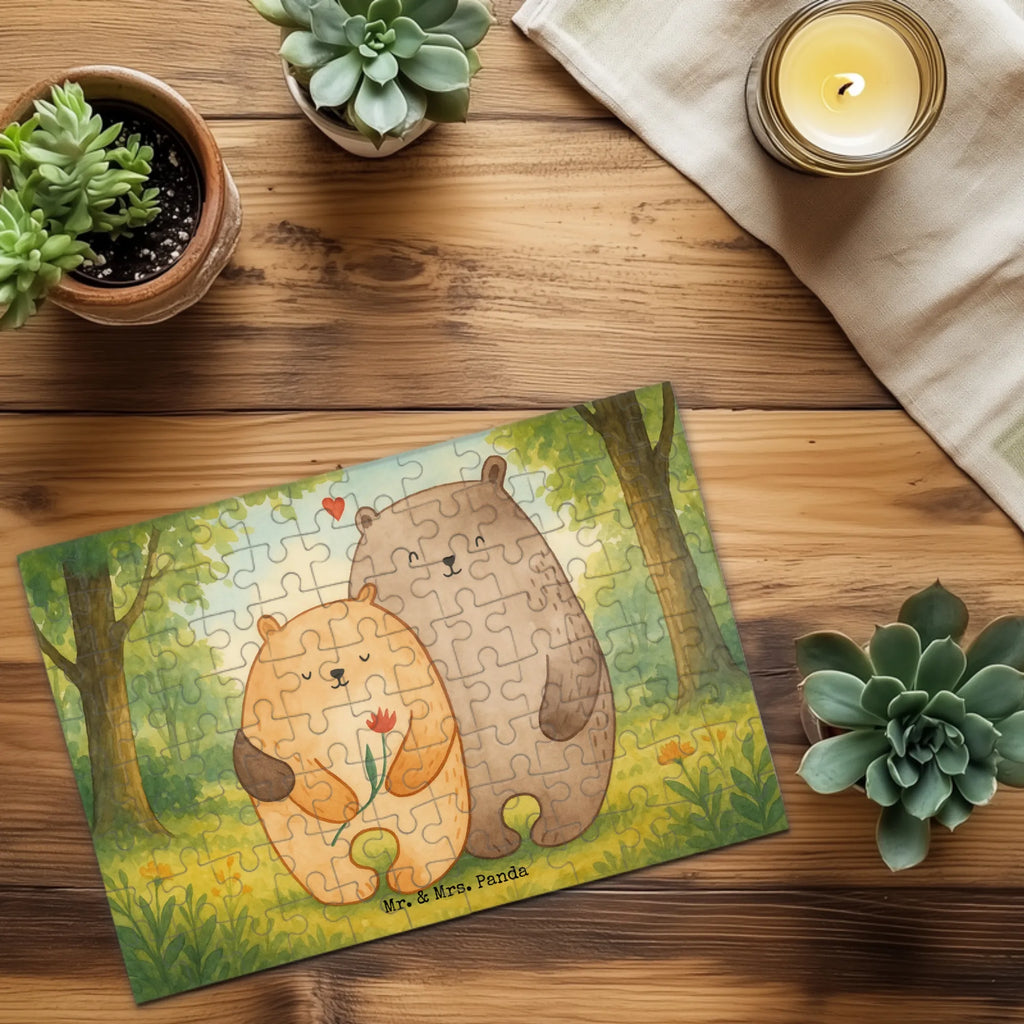Puzzle Miłość niedźwiedzi Design Puzzle, Liebe, Partner, Freund, Freundin, Ehemann, Ehefrau, Heiraten, Verlobung, Heiratsantrag, Liebesgeschenk, Jahrestag, Hocheitstag, Verlobt, Hochzeitstag, Liebesbeweis, Geschenk Freundin, Geschenk Hochzeit, Geschenk Freund, Bär, Bären, Bärchen, Verliebt, Verheiratet