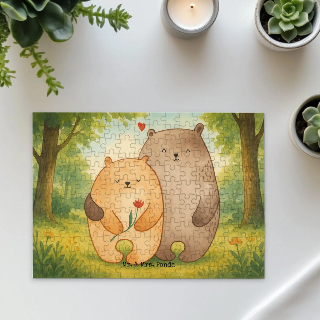 Puzzle Miłość niedźwiedzi Design Puzzle, Liebe, Partner, Freund, Freundin, Ehemann, Ehefrau, Heiraten, Verlobung, Heiratsantrag, Liebesgeschenk, Jahrestag, Hocheitstag, Verlobt, Hochzeitstag, Liebesbeweis, Geschenk Freundin, Geschenk Hochzeit, Geschenk Freund, Bär, Bären, Bärchen, Verliebt, Verheiratet