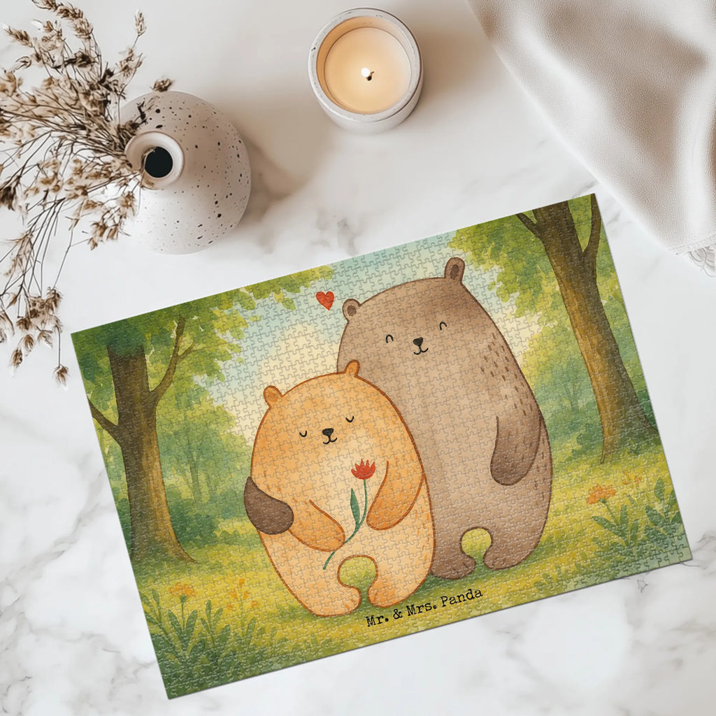 Puzzle Miłość niedźwiedzi Design Puzzle, Liebe, Partner, Freund, Freundin, Ehemann, Ehefrau, Heiraten, Verlobung, Heiratsantrag, Liebesgeschenk, Jahrestag, Hocheitstag, Verlobt, Hochzeitstag, Liebesbeweis, Geschenk Freundin, Geschenk Hochzeit, Geschenk Freund, Bär, Bären, Bärchen, Verliebt, Verheiratet