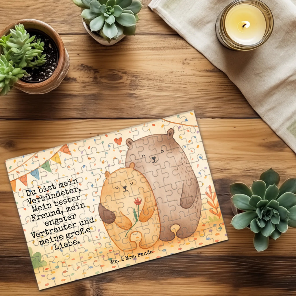 Puzzle Miłość niedźwiedzi Design Puzzle, Liebe, Partner, Freund, Freundin, Ehemann, Ehefrau, Heiraten, Verlobung, Heiratsantrag, Liebesgeschenk, Jahrestag, Hocheitstag, Verlobt, Hochzeitstag, Liebesbeweis, Geschenk Freundin, Geschenk Hochzeit, Geschenk Freund, Bär, Bären, Bärchen, Verliebt, Verheiratet