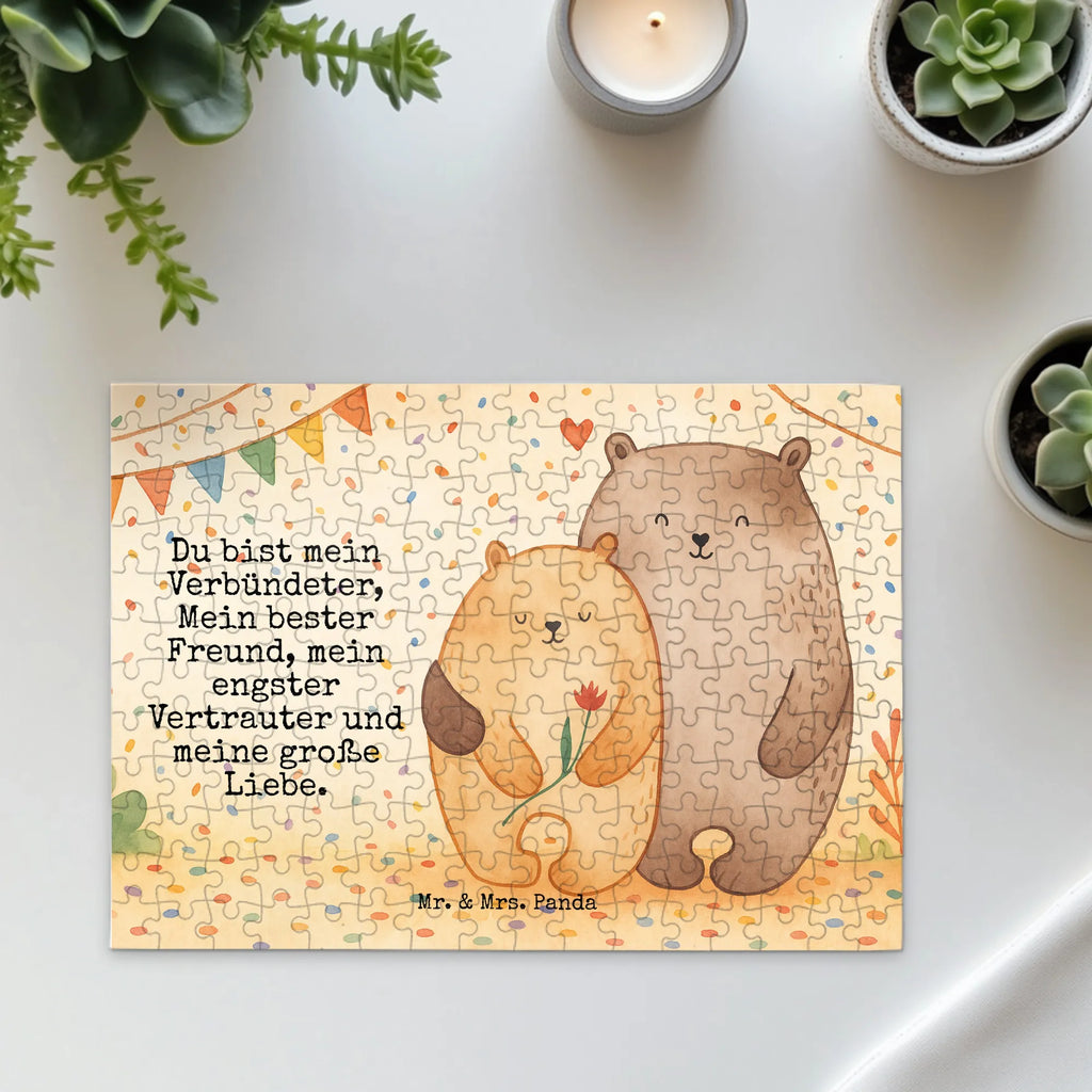 Puzzle Miłość niedźwiedzi Design Puzzle, Liebe, Partner, Freund, Freundin, Ehemann, Ehefrau, Heiraten, Verlobung, Heiratsantrag, Liebesgeschenk, Jahrestag, Hocheitstag, Verlobt, Hochzeitstag, Liebesbeweis, Geschenk Freundin, Geschenk Hochzeit, Geschenk Freund, Bär, Bären, Bärchen, Verliebt, Verheiratet